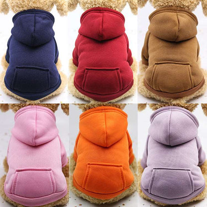 Pet Plain Hoodies