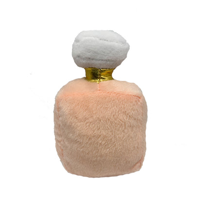 Unique Squeaky Plush Dog Toys in Perfume Bottle Design