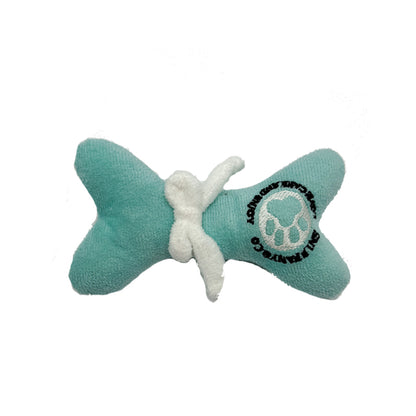 Unique Squeaky Plush Dog Toys with Green Bone Design