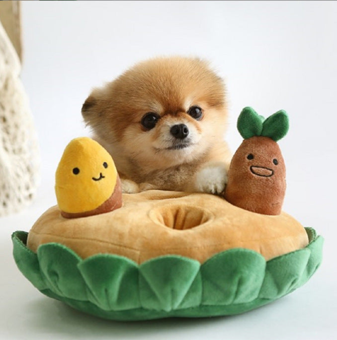 Kingdompet Sweet Potato Set Pet Food Hiding Toy Interactive Dog Toy