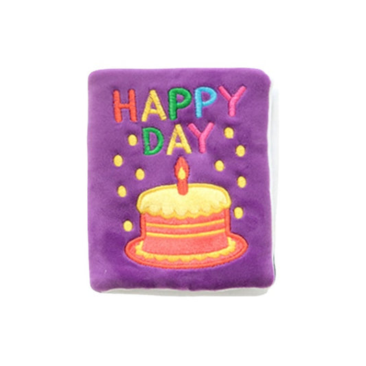 Happy Birthday Card Dog Interactive Toys Puppy Plush Food Hidden Toys