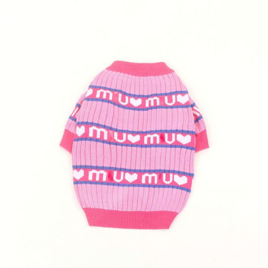 Pink MIUMIU Designer Puppy Outfit