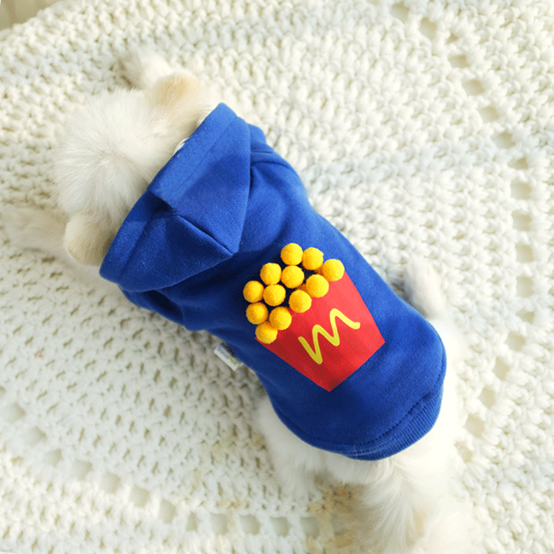 Fries Dog Fancy Hoodies