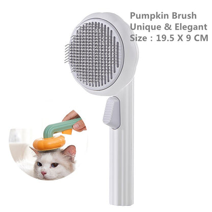 Pumpkin Pet Brush